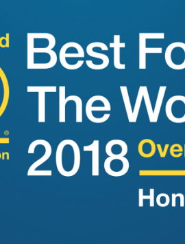 Cascade Certified B Corp Best for the World 2018